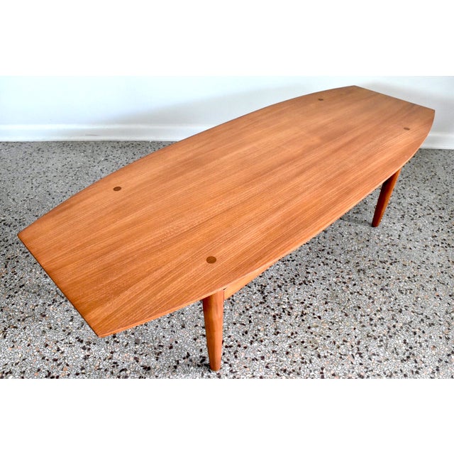 Vintage Drexel Surfboard Coffee Table Chairish