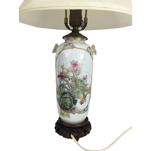 Antique Japanese Porcelain Lamp Chairish