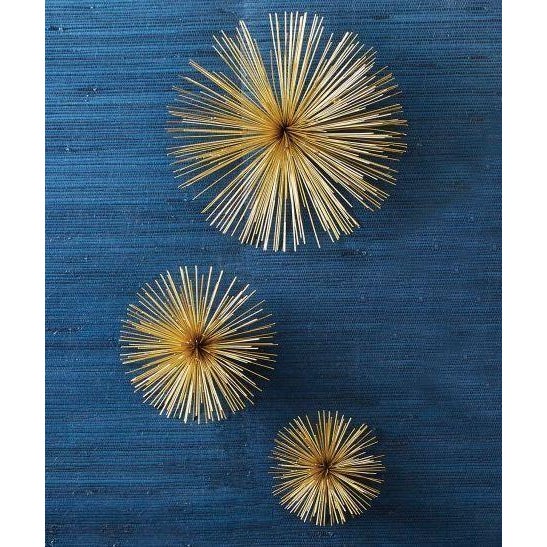 Metal Starburst Wall Sculptures Set of 3 Chairish