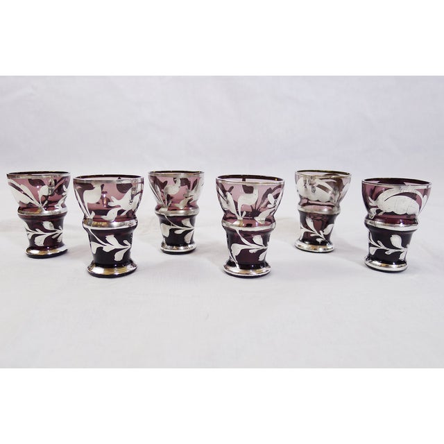 Vintage Italian Silver Decanter Cordial Set of 7 Chairish