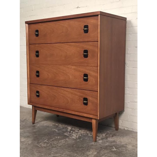 Bassett Mid Century Modern Dresser Chest Chairish