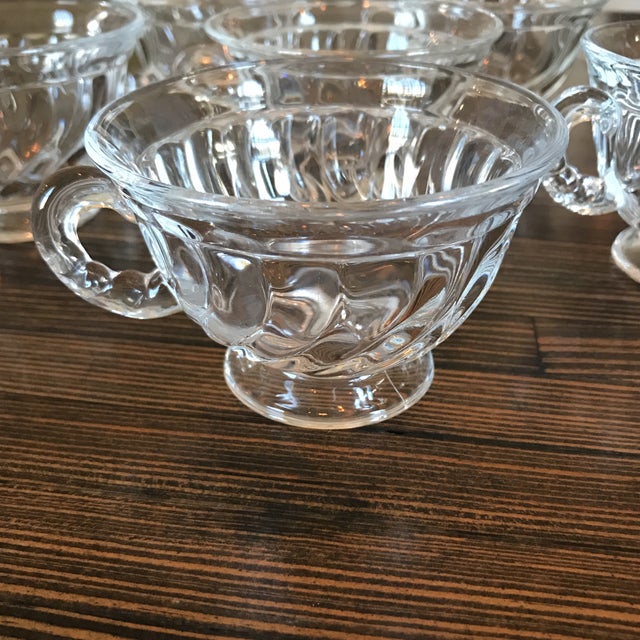 Vintage glass dessert bowls set of 6 chairish