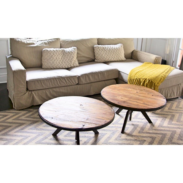 Rustic Modern Coffee Table | Chairish