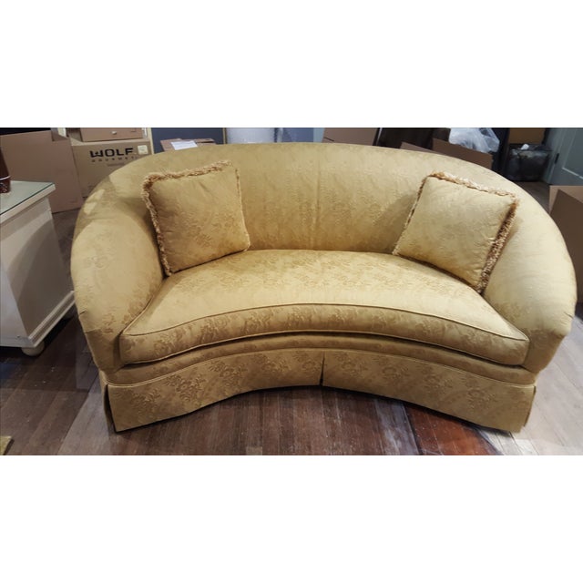 Drexel Heritage Curved Sofa Chairish