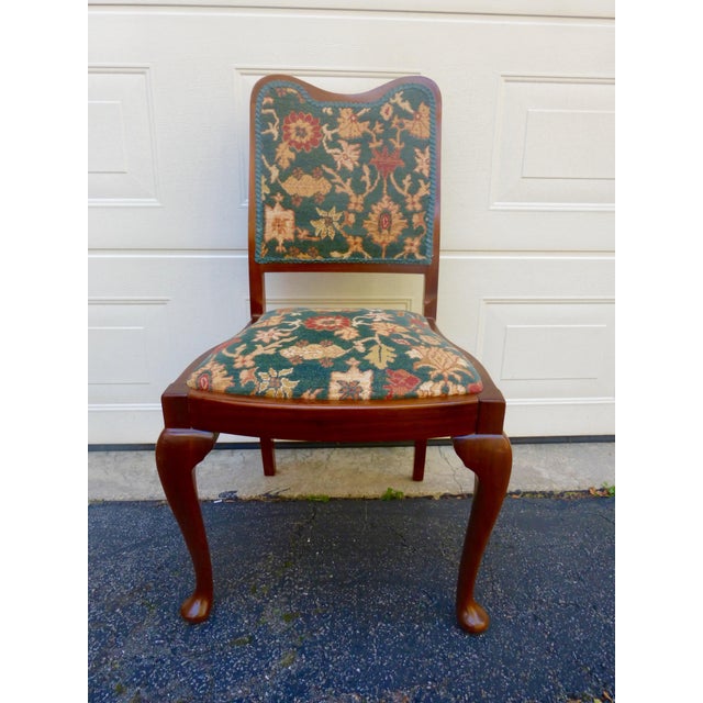 Walnut Dining Chairs Set of 4 Chairish