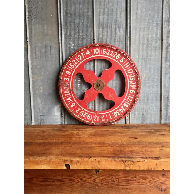 Antique Carnival Ticker Wheel Chairish