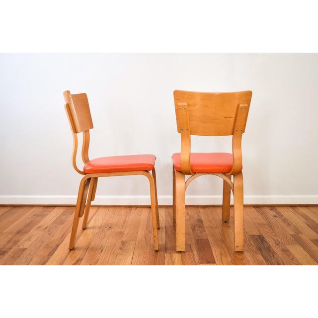 MidCentury Bentwood Plywood Chairs Set of 4 Chairish