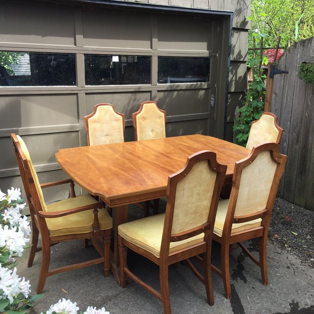 1960s Bassett MidCentury Dining Set Chairish