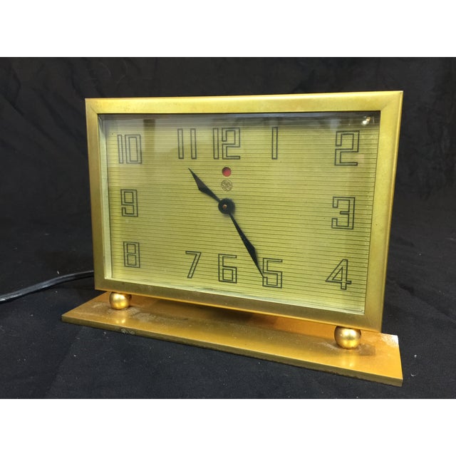Vintage General Electric Brass Table Clock Chairish