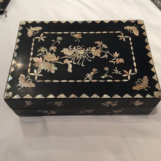Mother of Pearl Decorative Box Chairish
