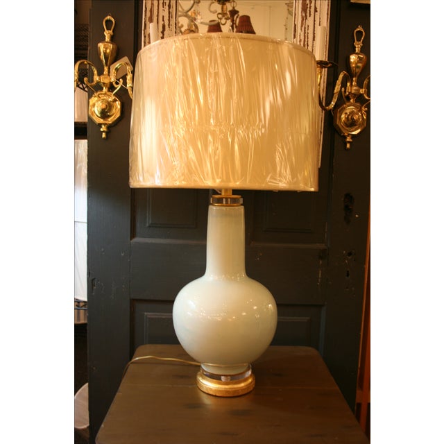 Modern Gourd Table Lamp | Chairish