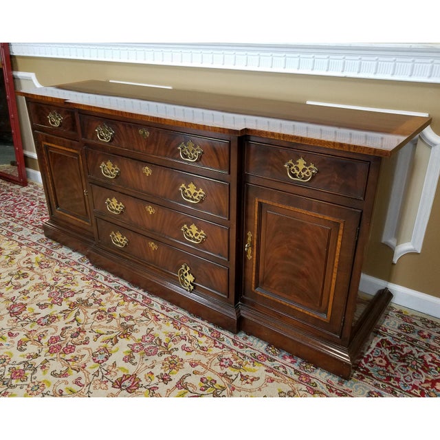 Drexel Heritage 18th Century Classics Banded Mahogany Buffet 1281346
