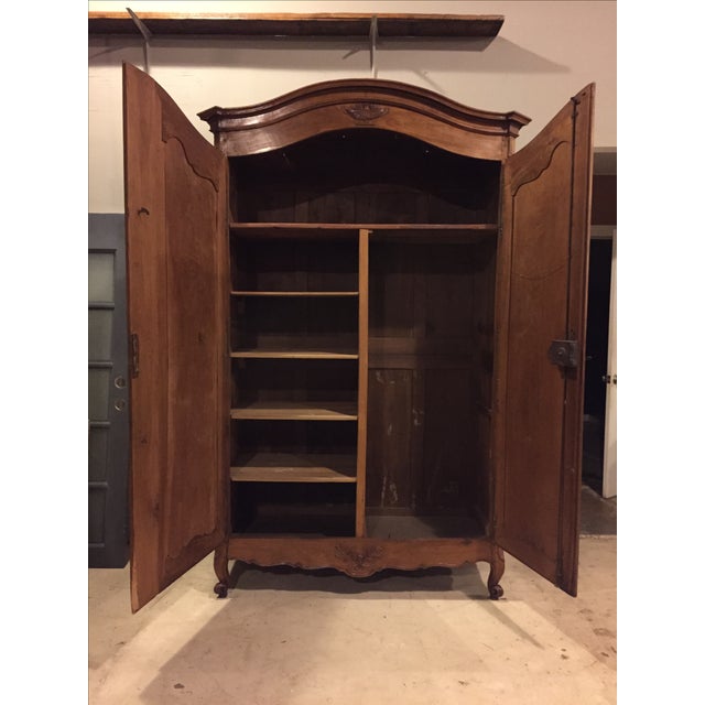 Antique Louis XV Carved Cherry Armoire Wardrobe Chairish