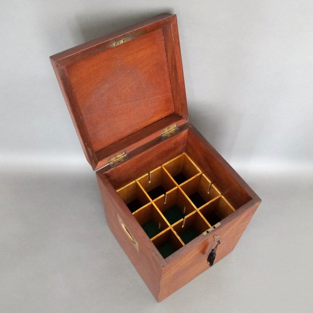 Antique English Mahogany Wine Box Chairish