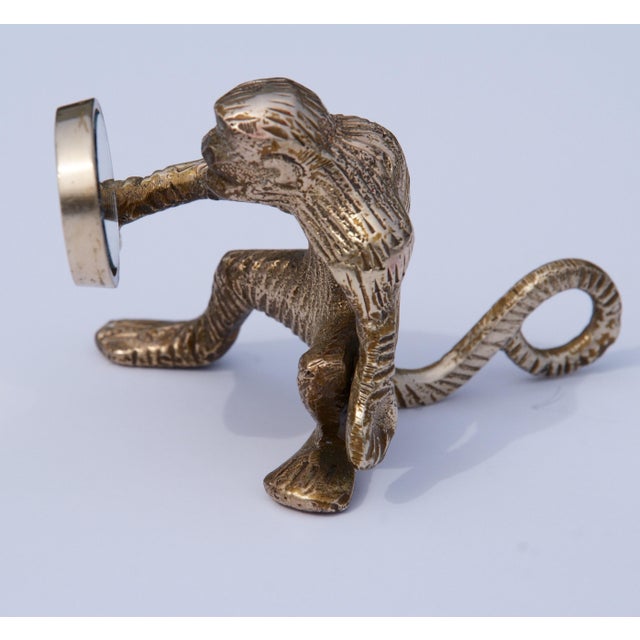 Vintage Brass Monkey Figurine Chairish