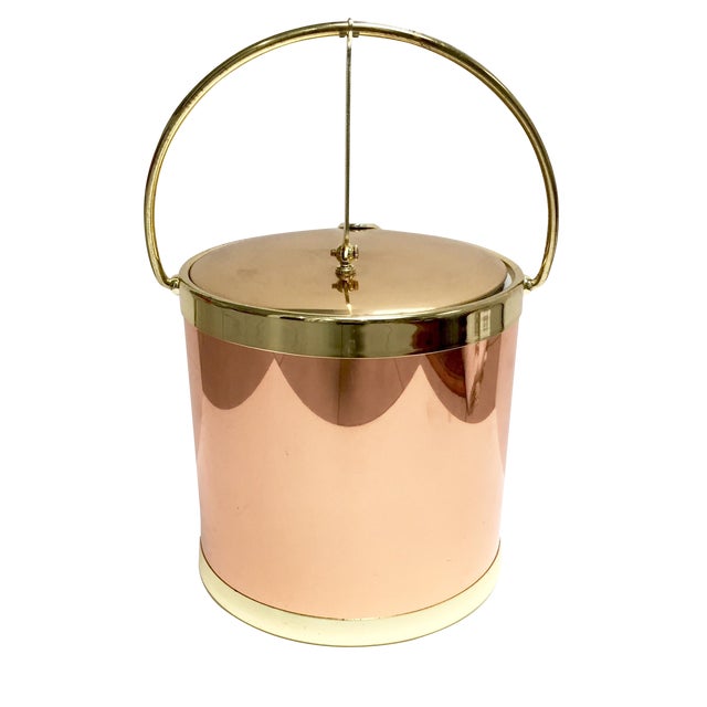 Vintage Copper/Brass Colored Kraftware Ice Bucket Chairish