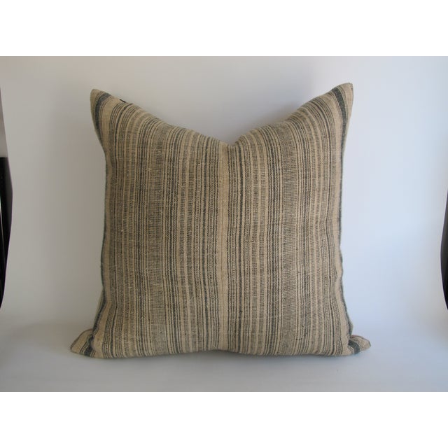 French Striped Linen Pillow Chairish