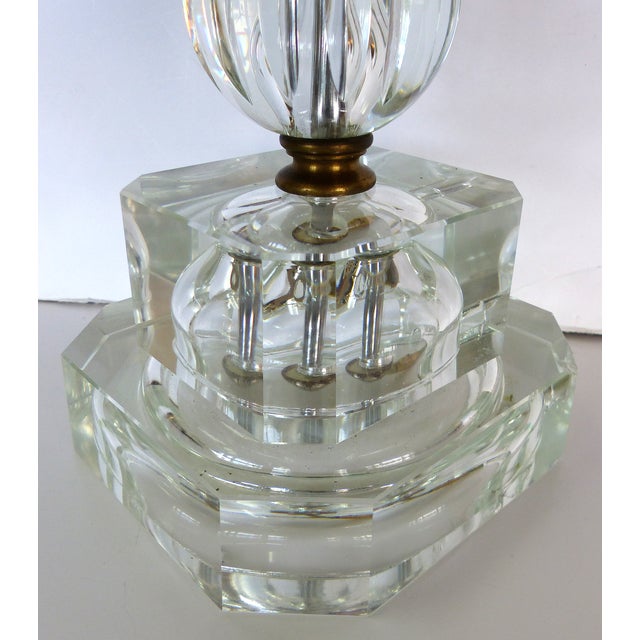 Hollywood Regency Crystal Waterfall Lamps A Pair Chairish