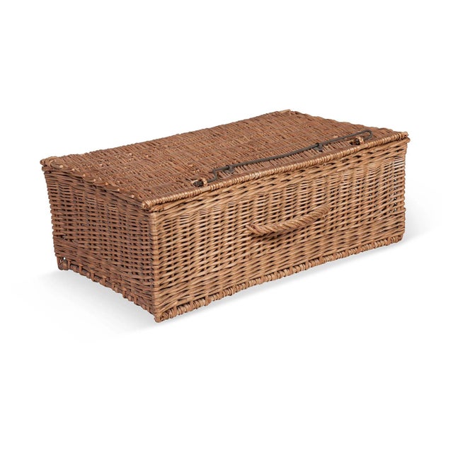 Vintage French Picnic Basket Chairish