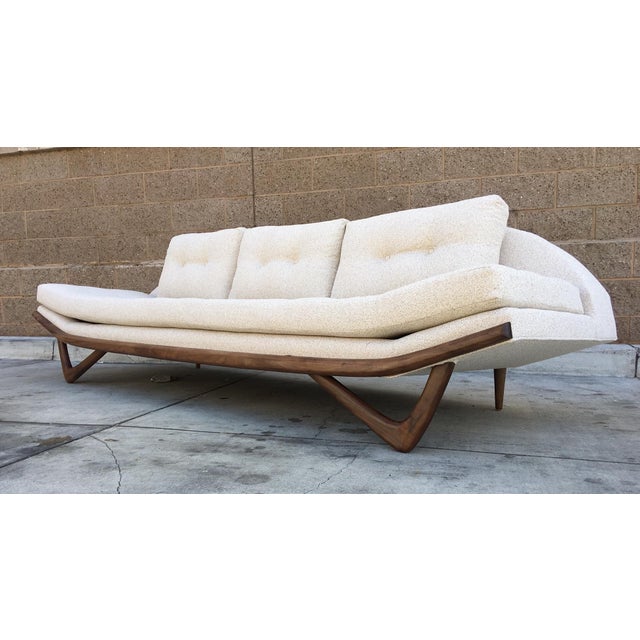 Mid Century Custom Sculptural Sofa Chairish