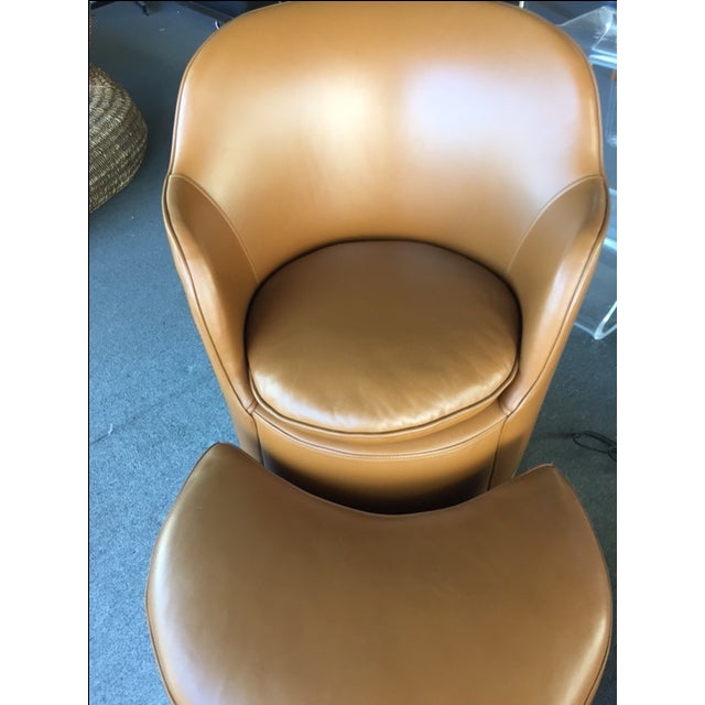 J. Robert Scott Phillip Enfield Swivel Chairs and Ottomans Chairish