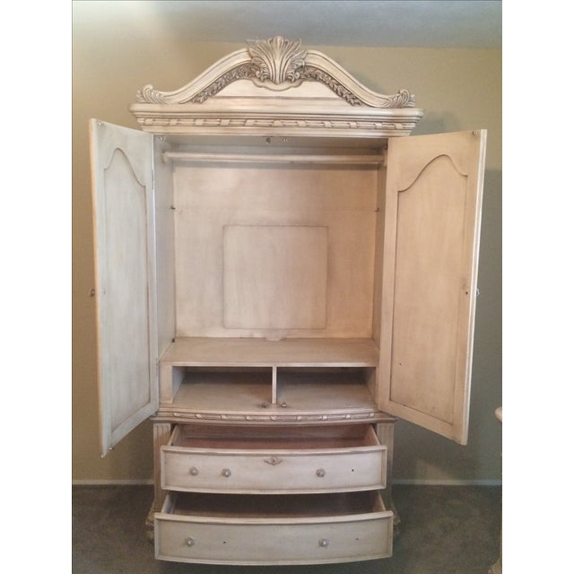 Cream Colored Armoire Chairish