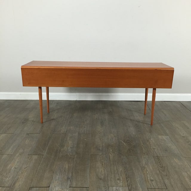 Vintage MidCentury FoldingLeaf Dining Table Chairish