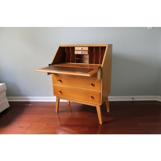 MidCentury Modern Secretary Writing Desk Chairish
