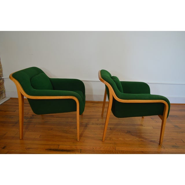 Bill Stephens for Knoll International Green Lounge Chairs ...