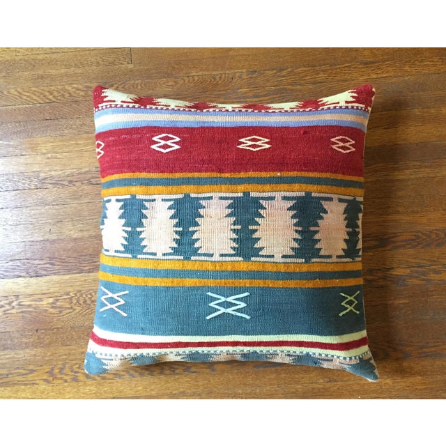 Large Cabin Kilim Floor Pillow Cover Chairish
