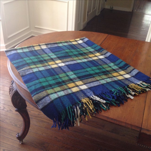 Plaid Wool Tailgate/Picnic Blanket Chairish
