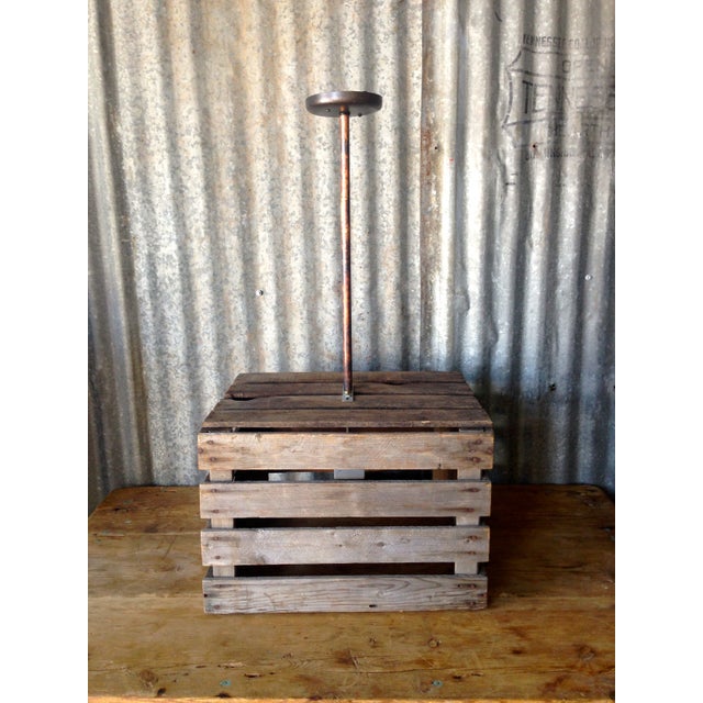 Orleans Apple Crate Light Chairish