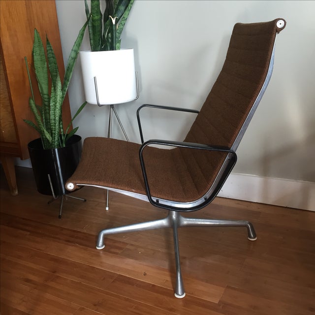 Vintage Eames Aluminum Group Chair Chairish