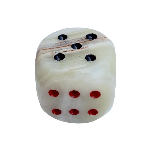 Large Stone Die Paperweight Chairish