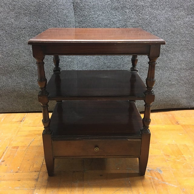 Vintage ThreeTier End Table Chairish
