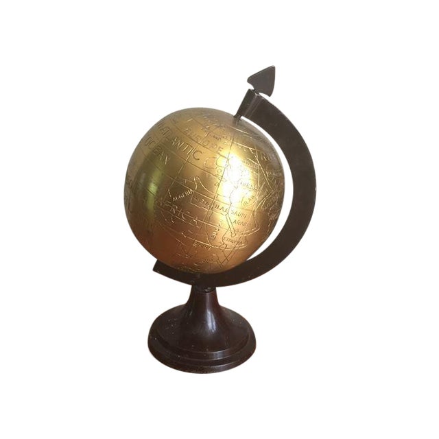 Vintage Brass Globe Chairish