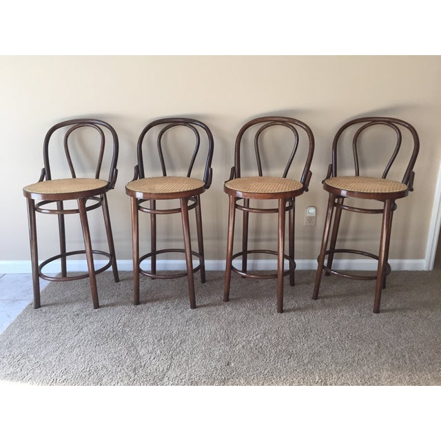 Style Bentwood Bar Stools Set of 4 Chairish