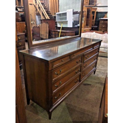 Phenix Furniture Co. MidCentury Modern Dresser with Mirror Chairish