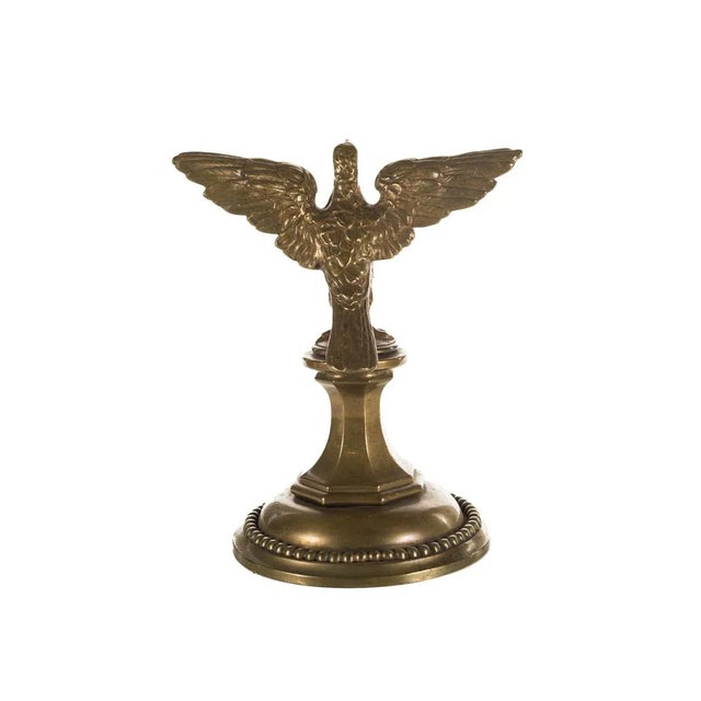 19thC. Federal Bronze Eagle Finial Chairish