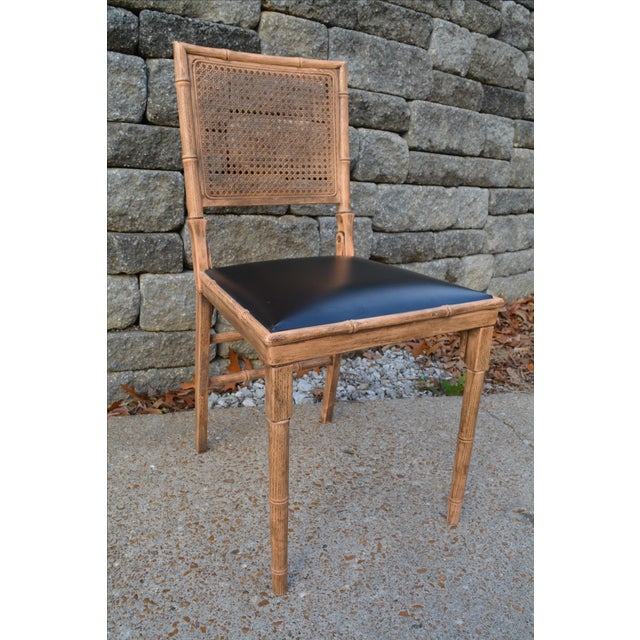 LegOMatic Bamboo With Cane Back Chairs Set of 4 Chairish