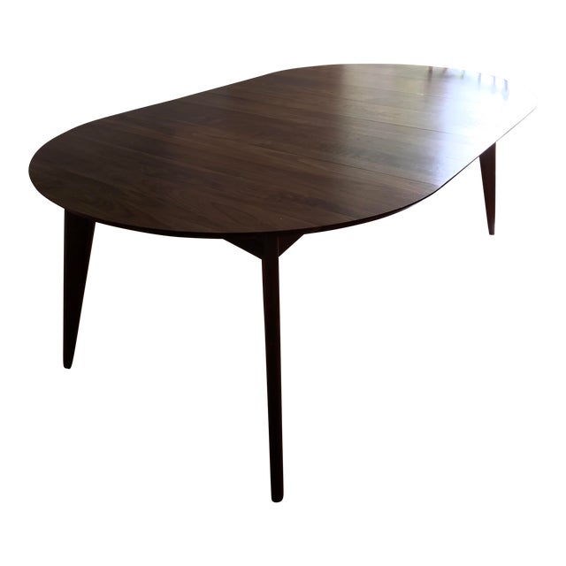 Mid-Century Modern Walnut Dining Table | Chairish