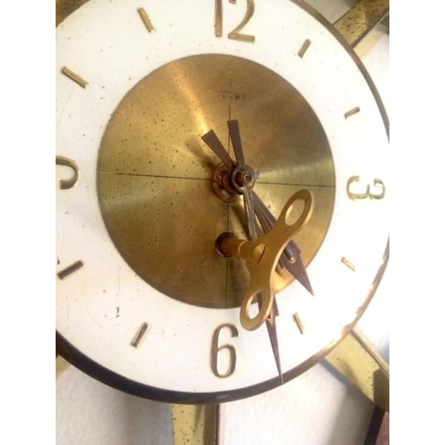 Welby Vintage Starburst Wall Clock Chairish