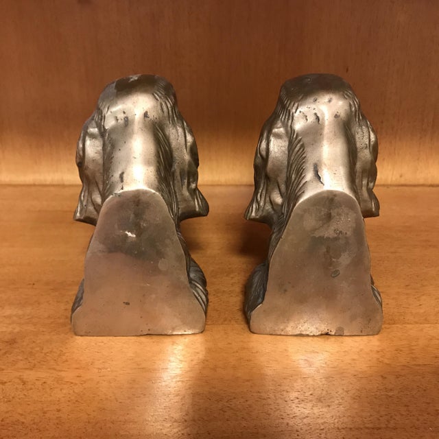 Vintage Brass Dog Bookends a Pair Chairish