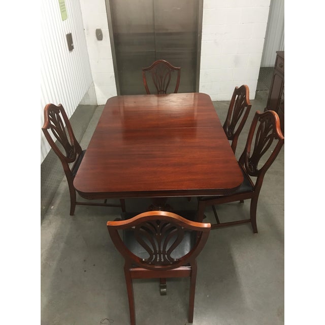 Duncan Phyfe Mahogany Dining Set Chairish