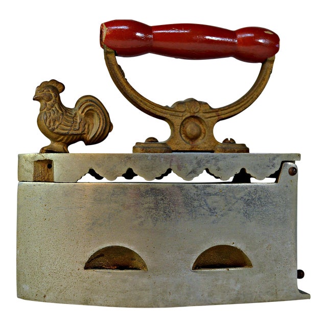 Antique Coal Fired Clothes Press Iron Chairish