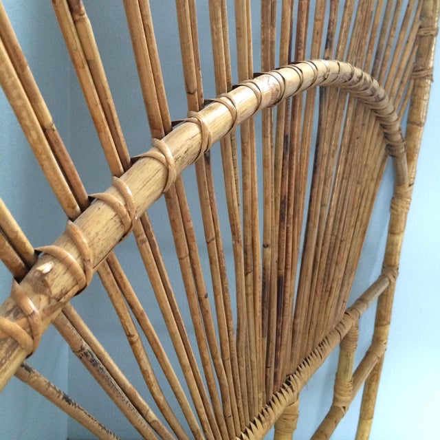 Vintage Boho Chic Bamboo Twin Headboard Chairish
