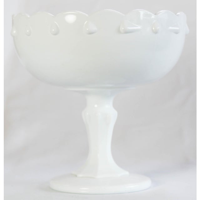Milk Glass Compote Dish Chairish