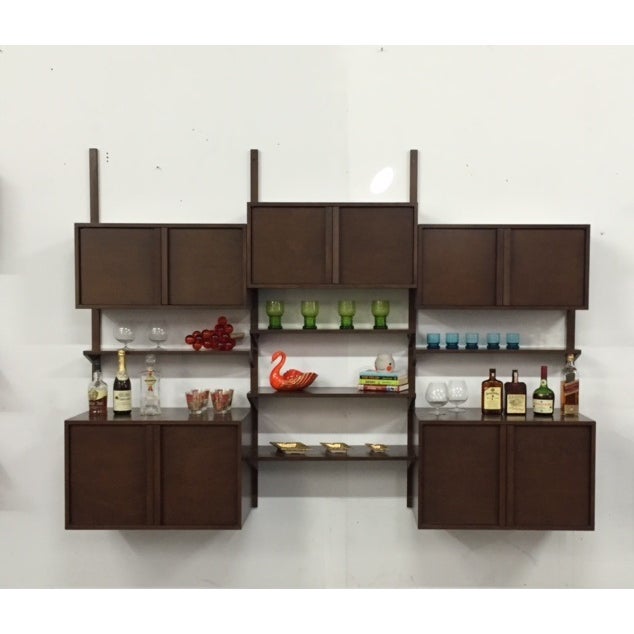 MidCentury WallMounted Modular Shelving Unit Chairish
