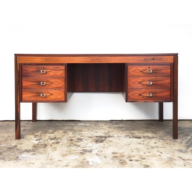 MidCentury Rosewood Executive Desk Chairish