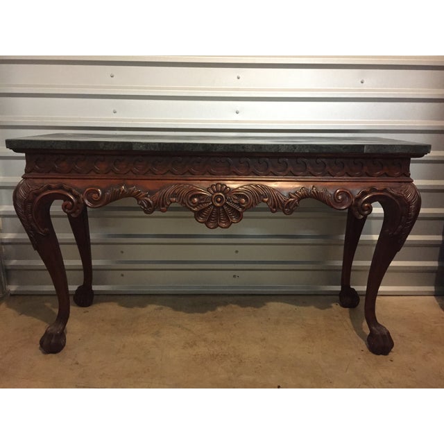 Granite Top Console Table Chairish